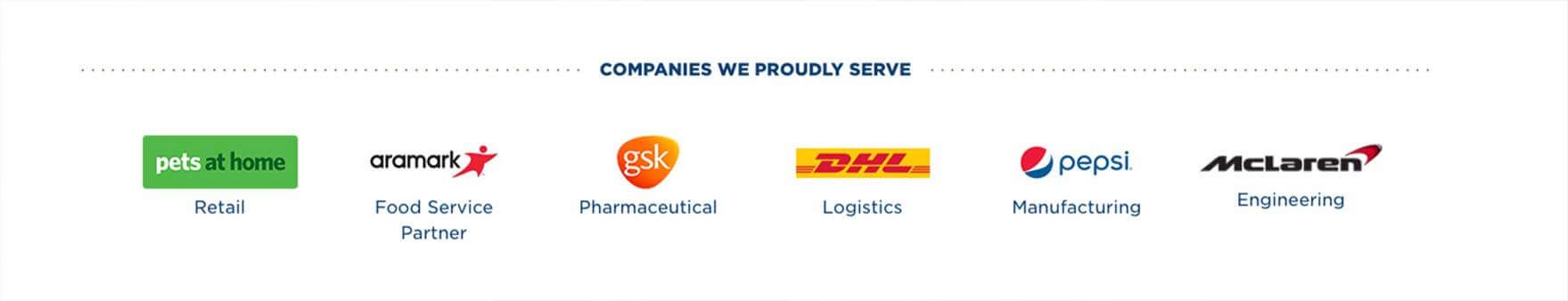 Companies we proudly serve