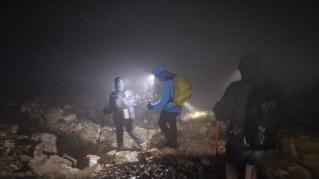 Lavazza team doing 3 peak challenge for Charity