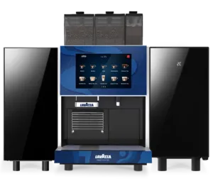 Kalerm X680 bean to cup coffee machine with fresh milk and automatic syrup station