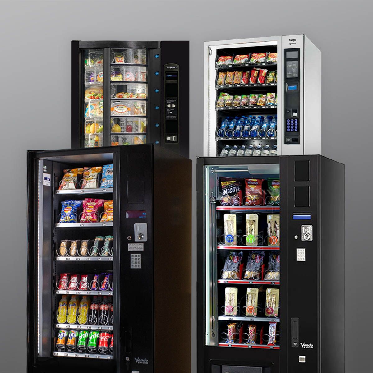 Distributeurs automatiques de snacks et boissons fraîches